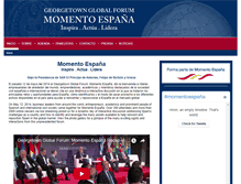 Tablet Screenshot of globalforum.georgetown.edu