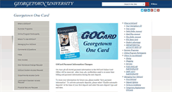Desktop Screenshot of gocard.georgetown.edu