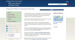 Desktop Screenshot of cpnl.georgetown.edu