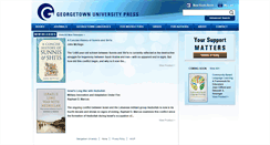 Desktop Screenshot of press.georgetown.edu