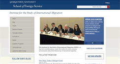 Desktop Screenshot of isim.georgetown.edu