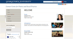 Desktop Screenshot of lannan.georgetown.edu