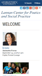 Mobile Screenshot of lannan.georgetown.edu