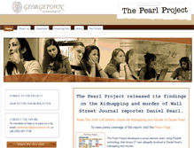 Tablet Screenshot of pearlproject.georgetown.edu