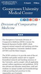 Mobile Screenshot of dcm.georgetown.edu