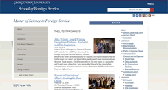 Desktop Screenshot of msfs.georgetown.edu