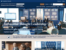 Tablet Screenshot of finpolicy.georgetown.edu