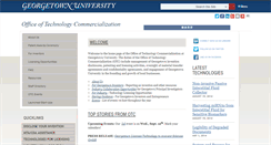 Desktop Screenshot of otc.georgetown.edu