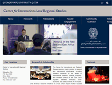 Tablet Screenshot of cirs.georgetown.edu