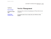 Tablet Screenshot of netid-mgmt.georgetown.edu