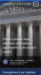 Mobile Screenshot of law.georgetown.edu