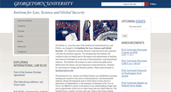 Desktop Screenshot of lsgs.georgetown.edu