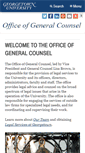 Mobile Screenshot of counsel.georgetown.edu