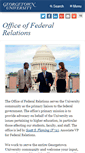 Mobile Screenshot of federalrelations.georgetown.edu