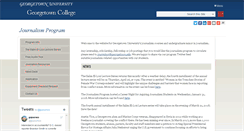 Desktop Screenshot of journalism.georgetown.edu