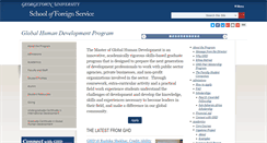 Desktop Screenshot of ghd.georgetown.edu