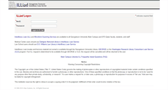 Desktop Screenshot of illiad.library.georgetown.edu