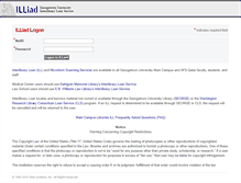 Tablet Screenshot of illiad.library.georgetown.edu