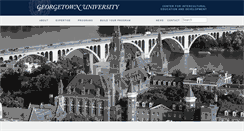 Desktop Screenshot of cied.georgetown.edu