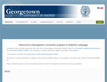 Tablet Screenshot of georgetown.es
