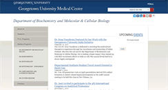 Desktop Screenshot of bmcb.georgetown.edu