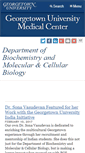 Mobile Screenshot of bmcb.georgetown.edu