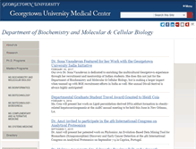 Tablet Screenshot of bmcb.georgetown.edu