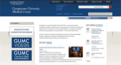 Desktop Screenshot of gumc.georgetown.edu