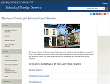 Tablet Screenshot of mortara.georgetown.edu