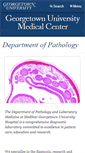 Mobile Screenshot of pathology.georgetown.edu