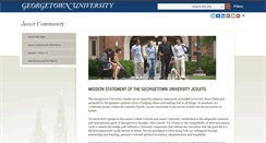 Desktop Screenshot of jesuits.georgetown.edu