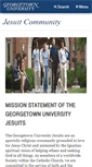 Mobile Screenshot of jesuits.georgetown.edu