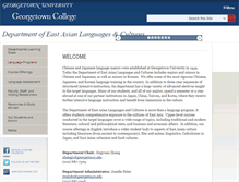 Tablet Screenshot of ealac.georgetown.edu