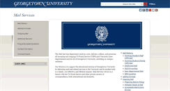 Desktop Screenshot of mailservices.georgetown.edu