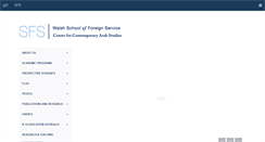 Desktop Screenshot of ccas.georgetown.edu