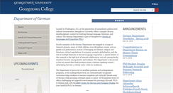 Desktop Screenshot of german.georgetown.edu
