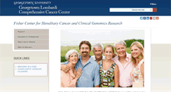 Desktop Screenshot of fishercenter.georgetown.edu