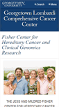 Mobile Screenshot of fishercenter.georgetown.edu